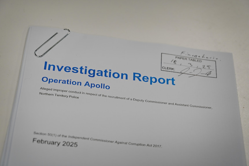 北领地代理警察局长马丁·多尔晋升副职获廉政公署全面报告批准